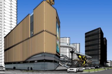 Sketchup综合体模型|多层商业综合体，现代风格-BIM建筑网