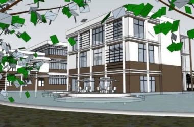 Sketchup商业模型|多层会所，商业建筑，现代风格-BIM建筑网