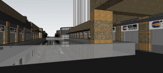 Sketchup商业模型|简欧风格，商业街，多层商场，商业裙房，古典风格