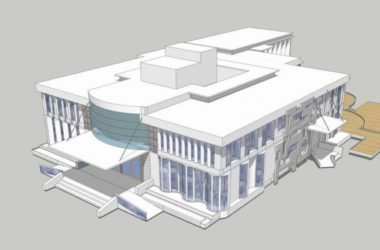Sketchup办公模型|多层会所，小型办公楼，现代风格-BIM建筑网