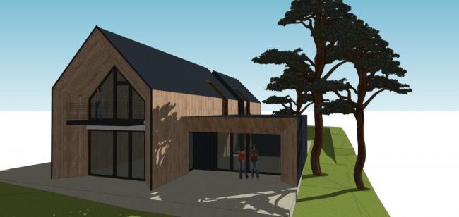 Sketchup住宅模型|小住宅，现代风格，居住建筑，别墅，花园洋房