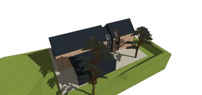 Sketchup住宅模型|小住宅，现代风格，居住建筑，别墅，花园洋房