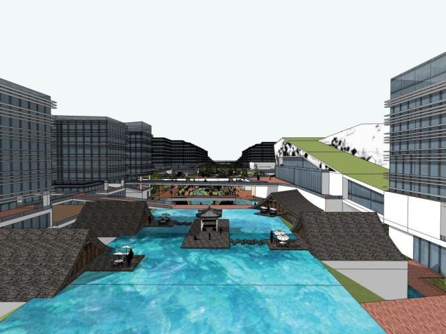 Sketchu工业厂房|多层产业园，现代风格，办公，工业建筑