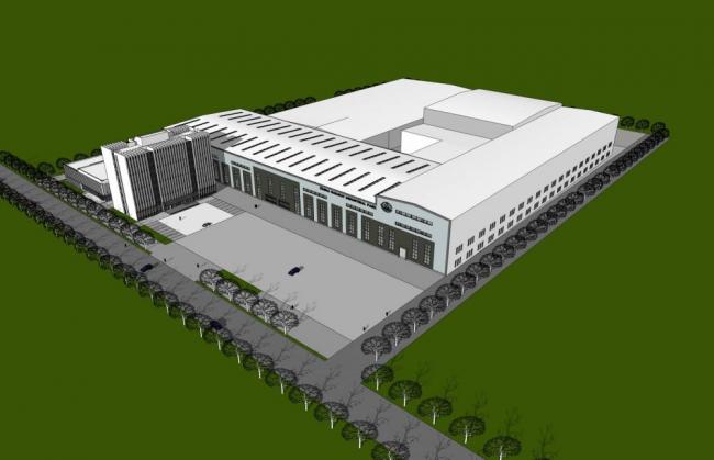 Sketchu工业厂房|多层厂房，现代风格，办公楼，工业建筑