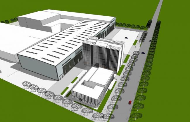 Sketchu工业厂房|多层厂房，现代风格，办公楼，工业建筑