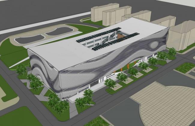 Sketchup文化模型|多层博物馆，文化建筑，现代风格