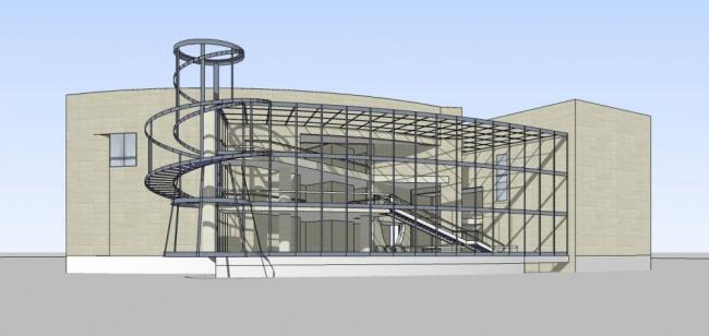Sketchup文化模型|多层博物馆，现代风格，文化建筑