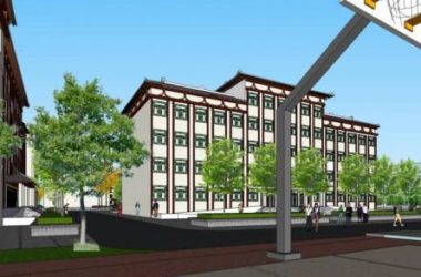 Sketchup学校模型|中医专科学校，多层教学楼，中式风格，教育建筑-BIM建筑网