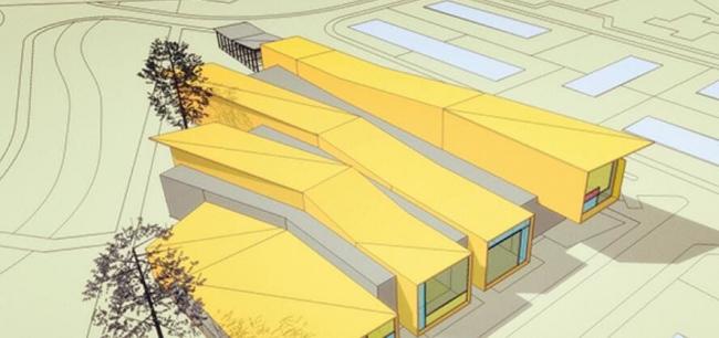 Sketchup文化模型|多层博物馆，展览馆，文化建筑，现代风格