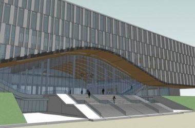 Sketchup文化模型|多层图书馆，现代风格，文化建筑-BIM建筑网