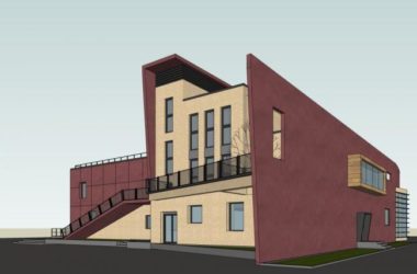 Sketchup学校模型|多层幼儿园，教育建筑，现代风格-BIM建筑网