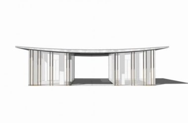 Sketchup文化模型|多层展厅，展览馆，新中式风格，文化建筑-BIM建筑网