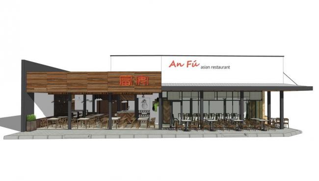 Sketchup商业模型|餐厅，茶室，茶馆，商业建筑，现代风格