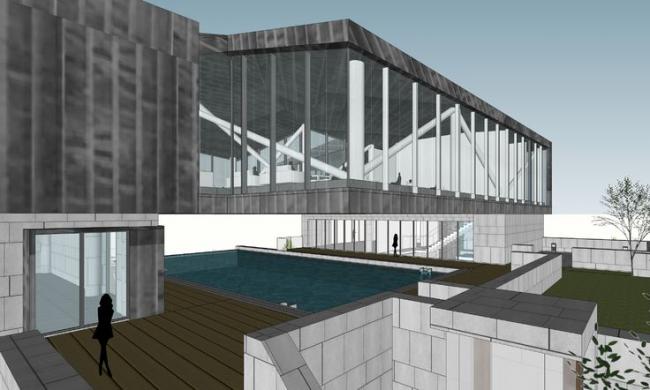 Sketchup商业模型|梅溪湖国际会所，多层商业，现代风格