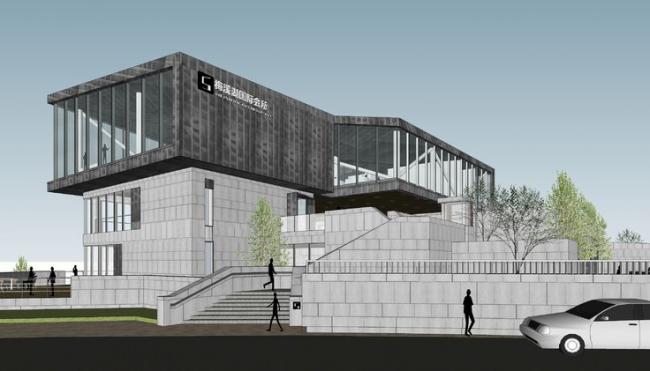 Sketchup商业模型|梅溪湖国际会所，多层商业，现代风格