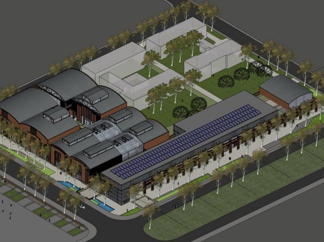 Sketchu工业厂房|多层工厂，工业建筑，厂房，现代风格