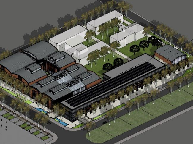 Sketchu工业厂房|多层工厂，工业建筑，厂房，现代风格