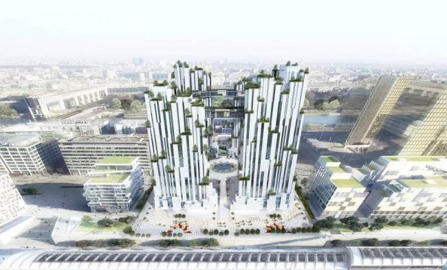 Sketchup综合体模型|超高层商业综合体，现代风格，办公酒店，住宅