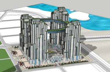 Sketchup综合体模型|超高层商业综合体，现代风格，办公酒店，住宅-BIM建筑网