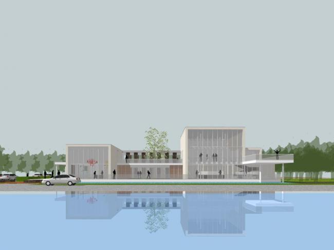 Sketchup商业模型|多层商业售楼处，现代风格