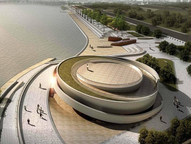 Sketchup文化模型|多层博物馆，现代风格，文化建筑