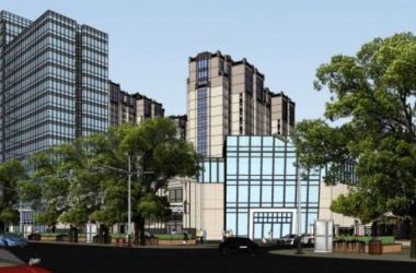 Sketchup综合体模型|商业综合体，新古典风格，酒店办公，多层商业裙房，高层住宅楼-BIM建筑网