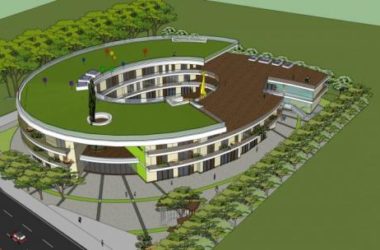 Sketchup学校模型|多层幼儿园，教育建筑，现代风格，椭圆形-BIM建筑网