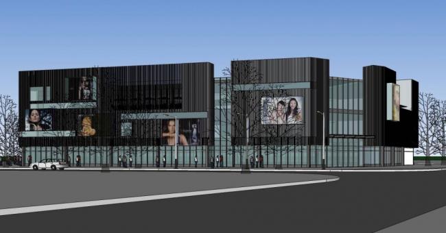 Sketchup商业模型|多层商场，现代风格，商业建筑