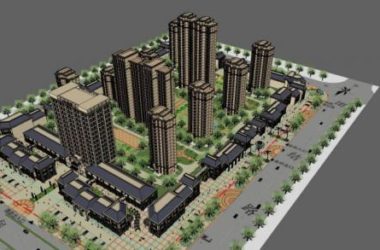 Sketchup综合体模型|高层综合体，住宅小区，酒店办公，商业裙房，新古典风格-BIM建筑网