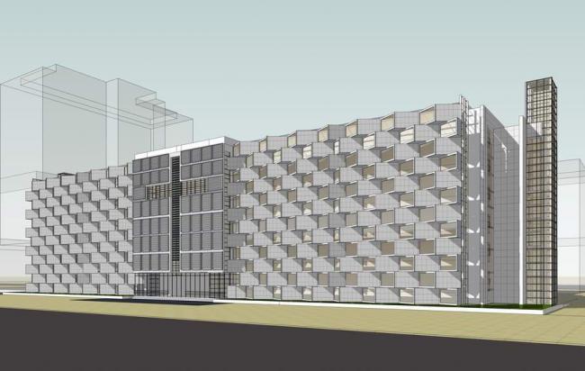 Sketchup医院模型|高层医院，医疗建筑，现代风格