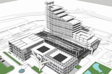 Sketchup医院模型|多层高层混合，医院，医疗建筑，现代风格-BIM建筑网