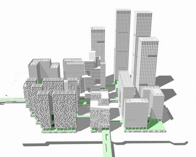 Sketchup办公模型|高层办公楼，写字楼，酒店，现代风格