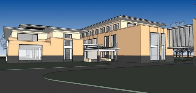 Sketchup商业模型|多层商业会所，草原风格