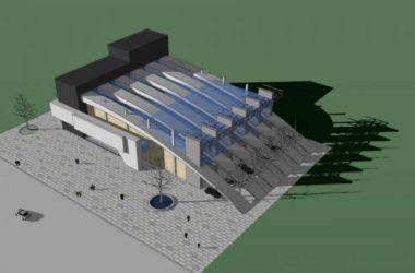 Sketchup文化模型|多层会展中心，体育观览，现代风格，文化建筑-BIM建筑网