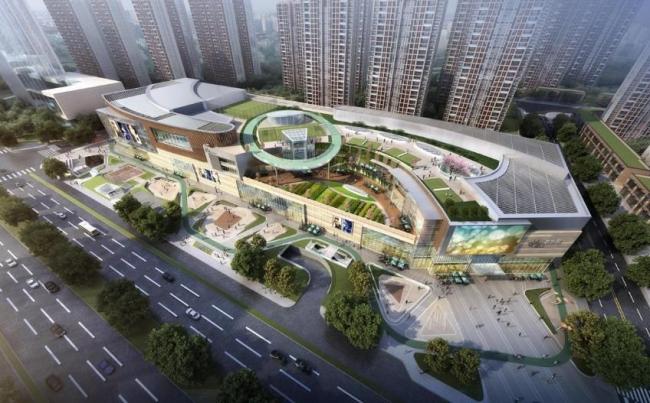 Sketchup综合体模型|多层商业综合体，万象汇，现代风格