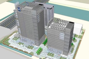 Sketchup办公模型|高层办公楼，现代风格-BIM建筑网