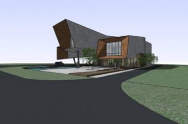 Sketchup文化模型|多层展览馆，现代风格，文化建筑-BIM建筑网