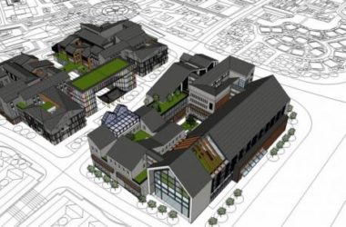 Sketchup商业模型|多层商业街，记忆贵阳，中式风格-BIM建筑网