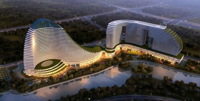 Sketchup办公模型|超高层，酒店办公，现代风格