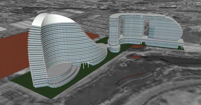 Sketchup办公模型|超高层，酒店办公，现代风格