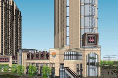 Sketchup综合体模型|高层商业综合体，住宅公寓，酒店办公，多层商业裙房，新古典风格-BIM建筑网