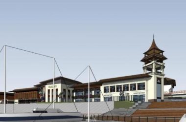 Sketchup商业模型|多层商业街，东南亚风格-BIM建筑网