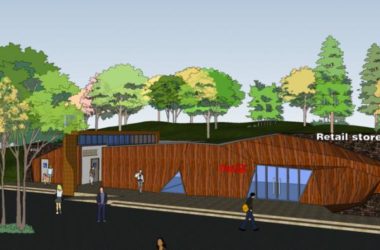 Sketchup商业模型|公园零售商业，公共卫生间，现代风格-BIM建筑网