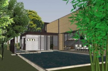 Sketchup景观模型|别墅带景观，新中式风格，独栋别墅，居住建筑-BIM建筑网