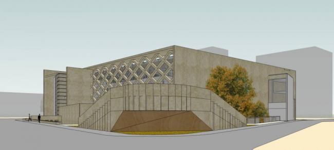 Sketchup文化模型|多层图书馆，现代风格，异形，文化建筑