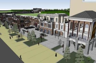 Sketchup商业模型|多层沿街商业，简欧会所-BIM建筑网