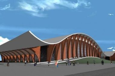 Sketchup体育馆模型|全民健身中心，多层体育建筑，运动，现代风格-BIM建筑网