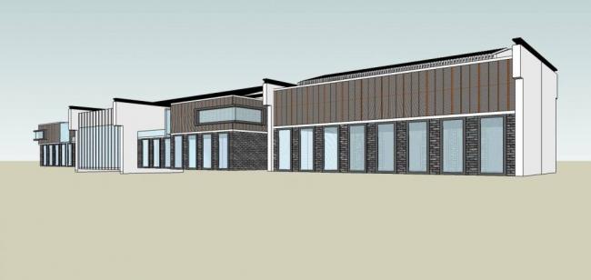 Sketchup商业模型|多层商业会所，新中式风格