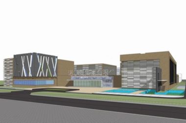 Sketchu工业厂房|诺尔曼公司，多层厂房办公，现代风格，厂区，工业建筑-BIM建筑网