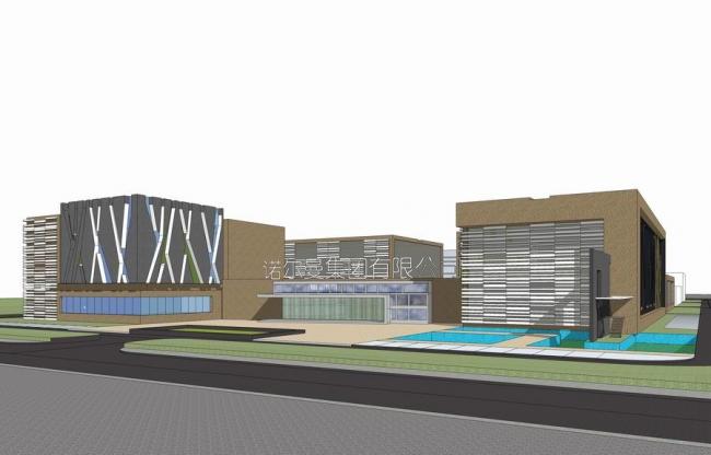 Sketchu工业厂房|诺尔曼公司，多层厂房办公，现代风格，厂区，工业建筑